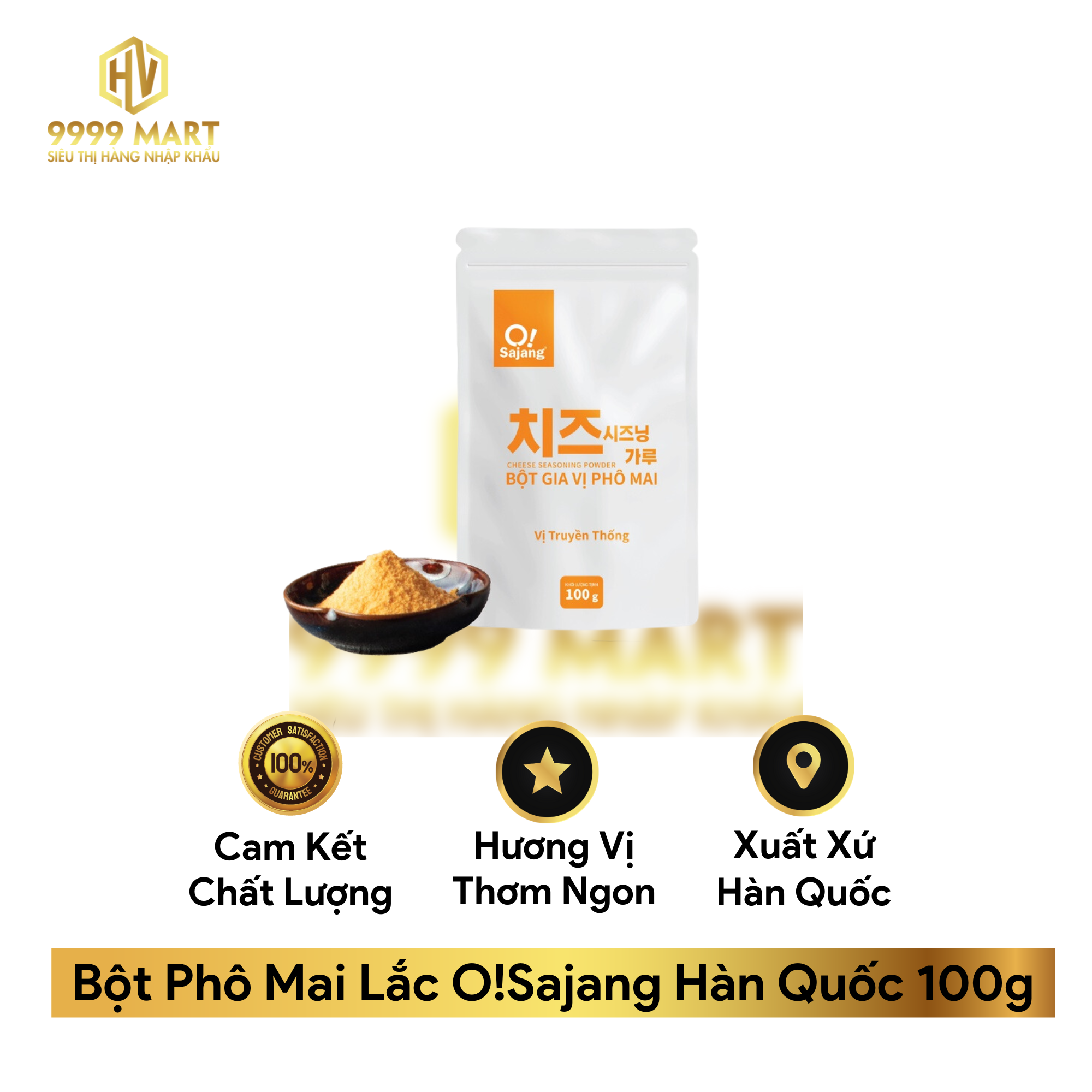 Bột Phô Mai Lắc O!Sajang Hàn Quốc 100g