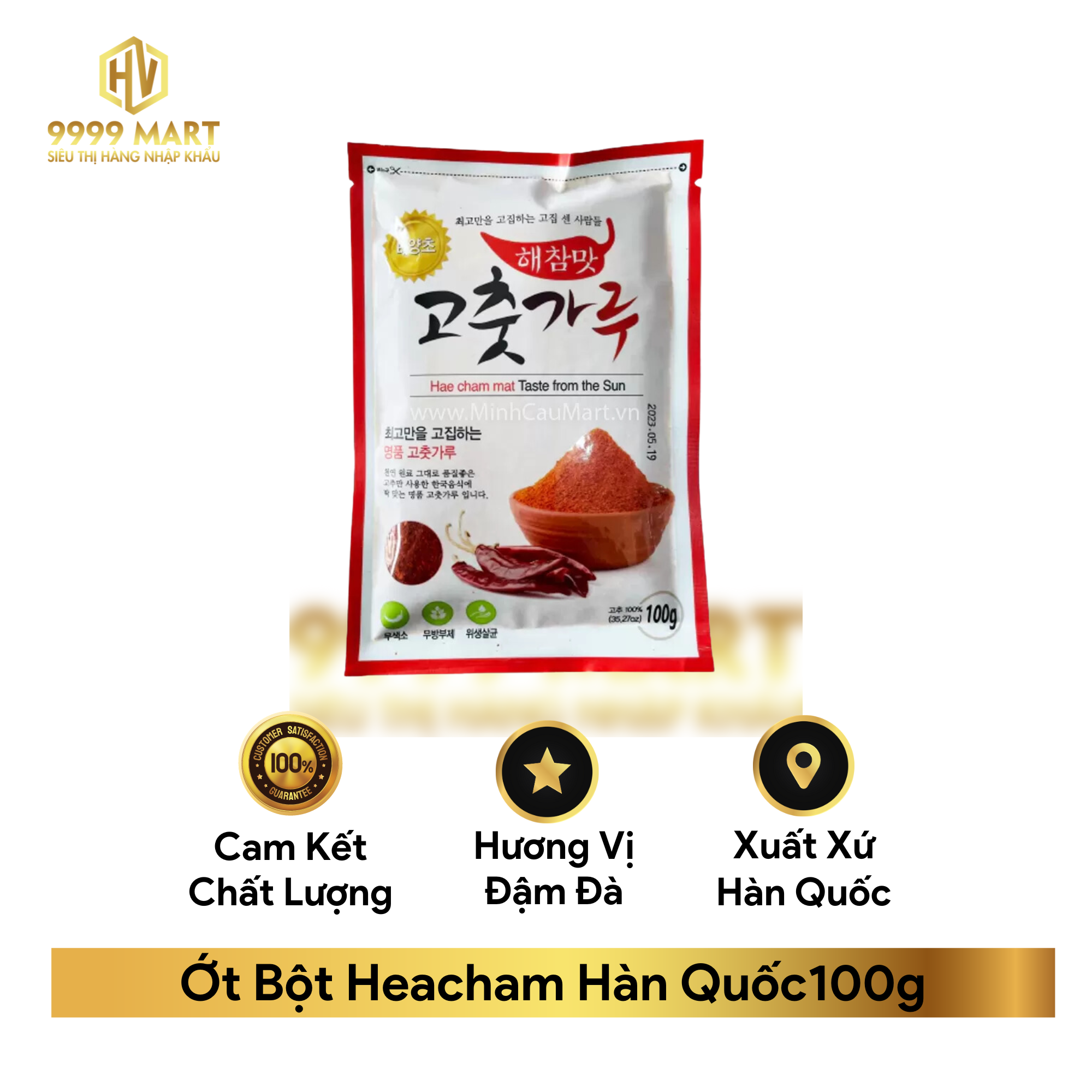 Ớt Bột Heacham Hàn Quốc100g