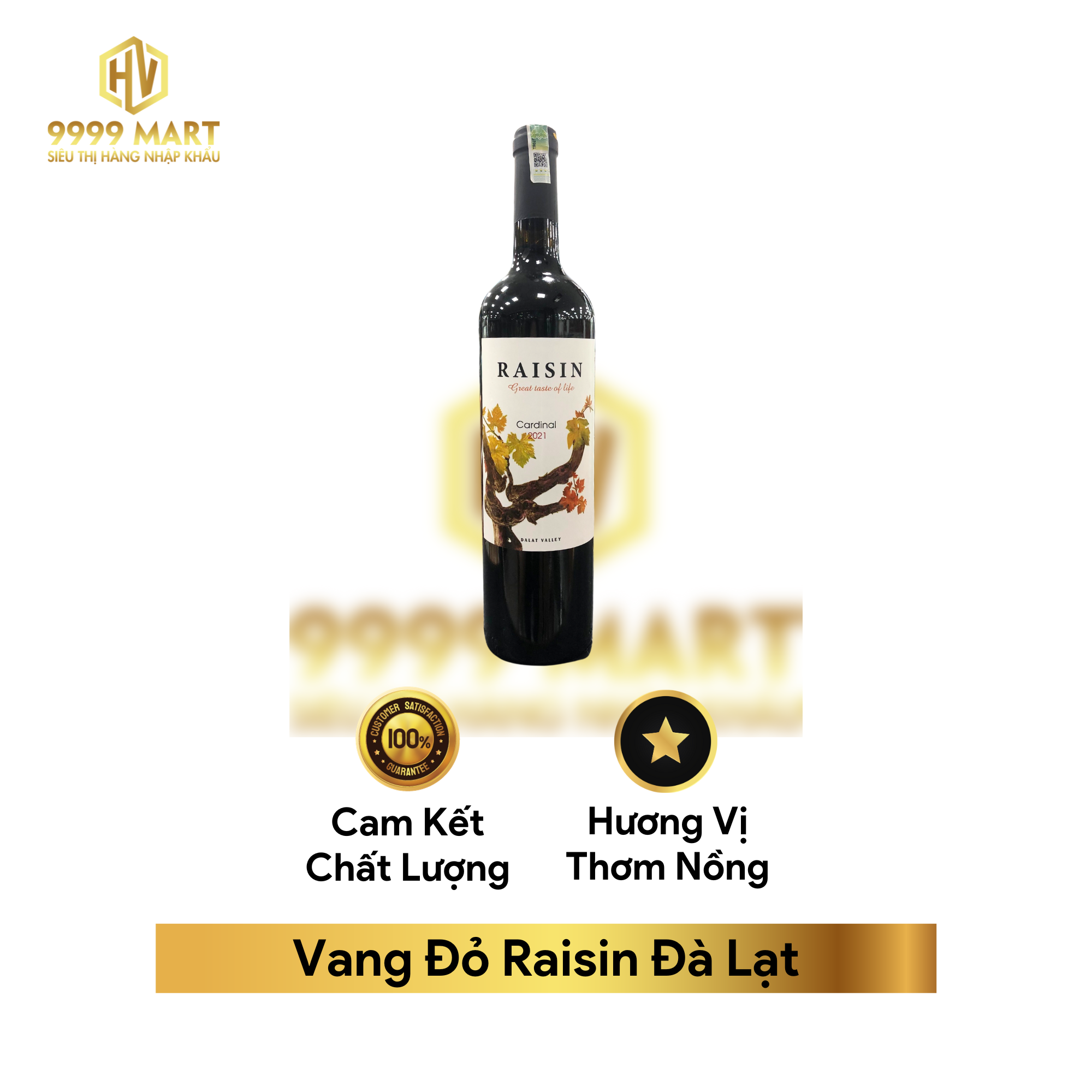 Vang Đỏ Raisin Đà Lạt