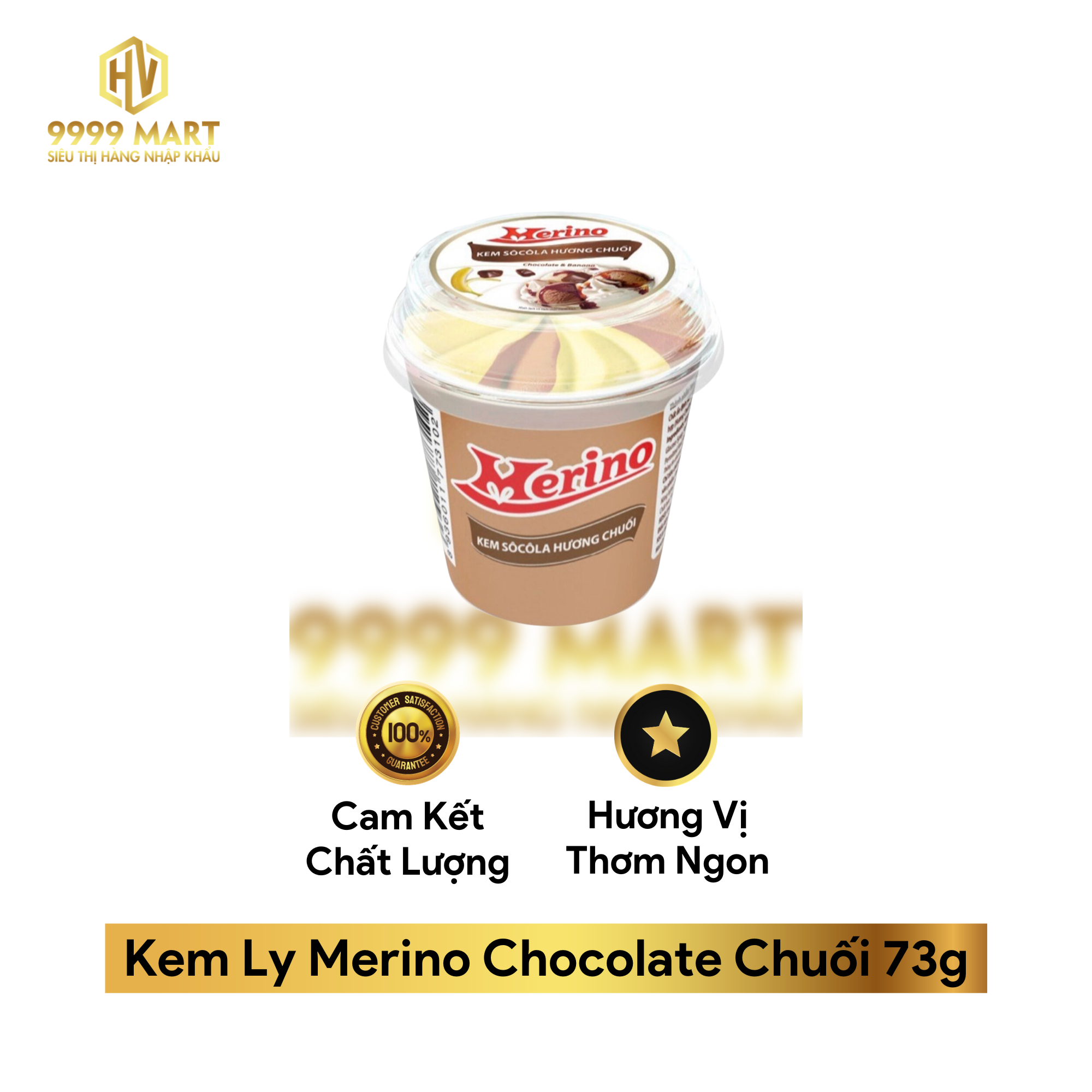 Kem Ly Merino Chocolate Chuối 73g