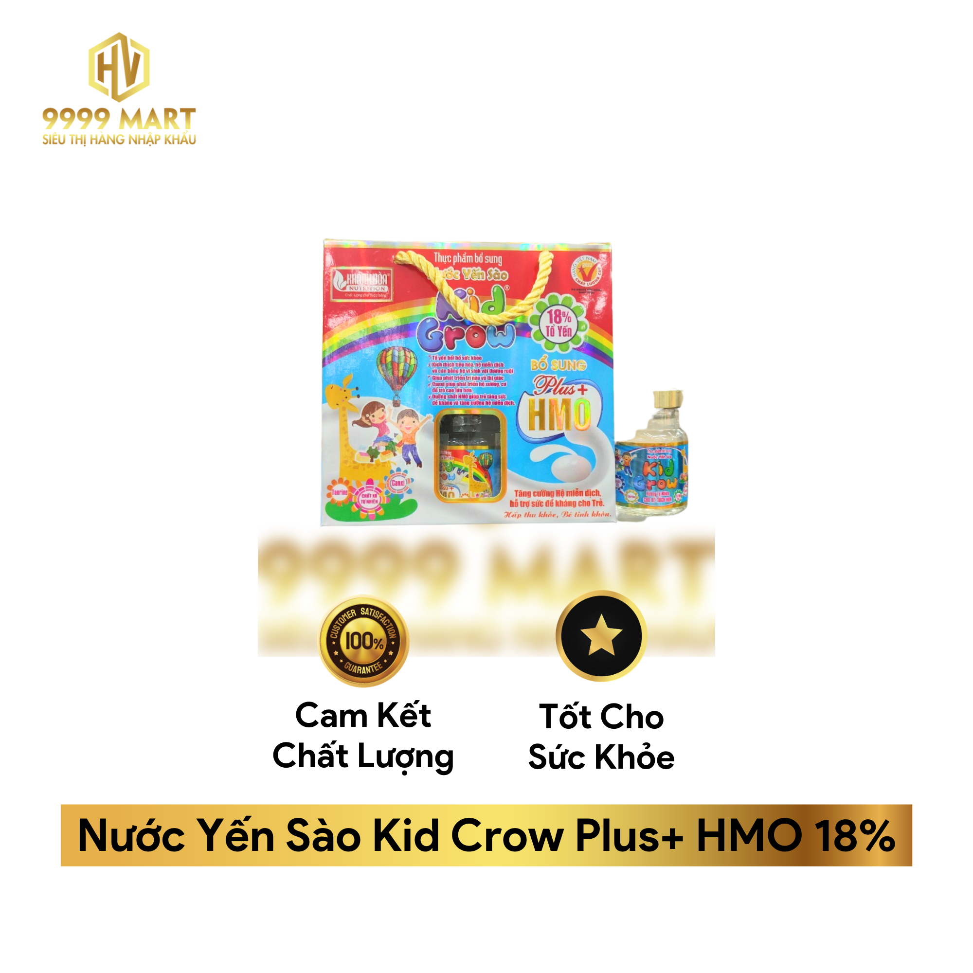 Nước Yến Sào Kid Crow Plus+ HMO 18%