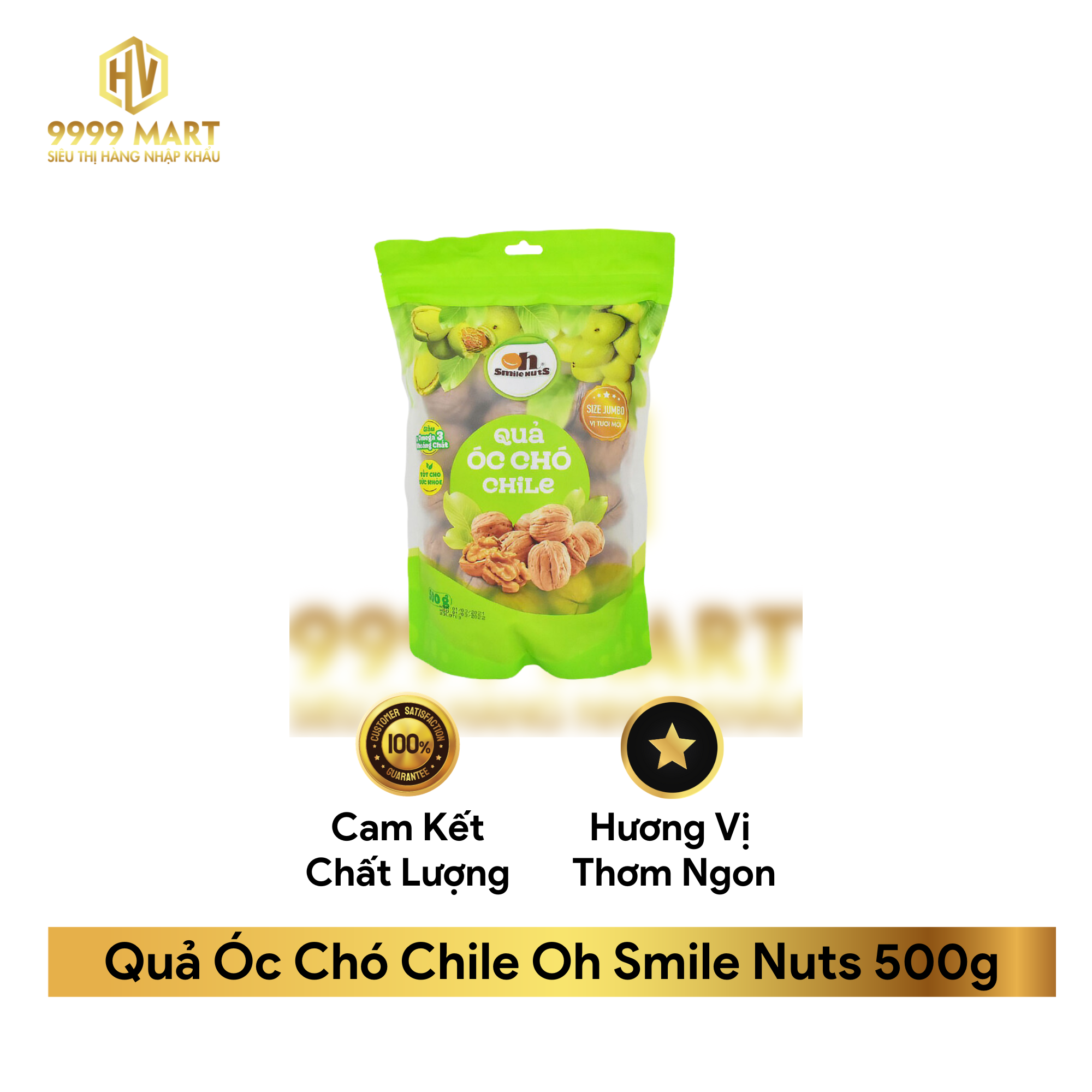 Quả Óc Chó Chile Oh Smile Nuts 500g
