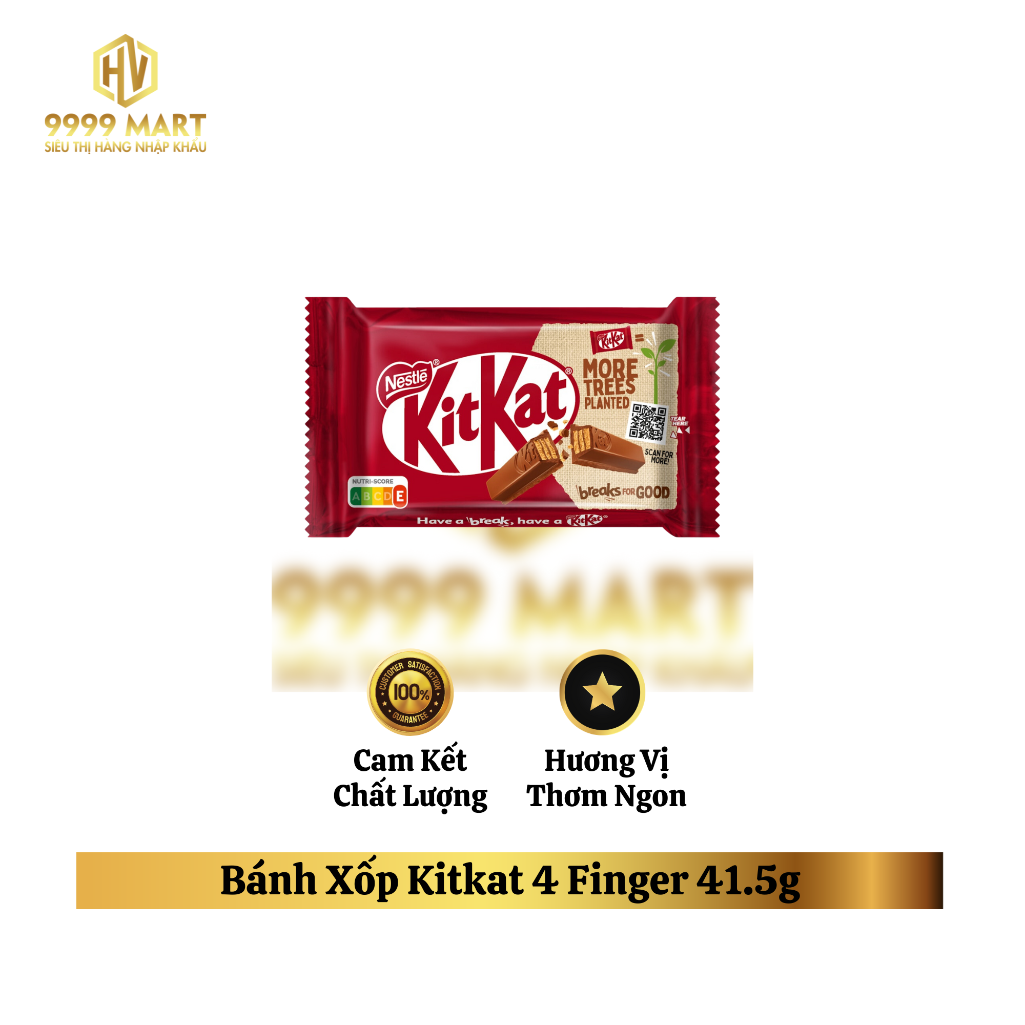 Bánh Xốp Kitkat 4 Finger 41.5g Bulgaria