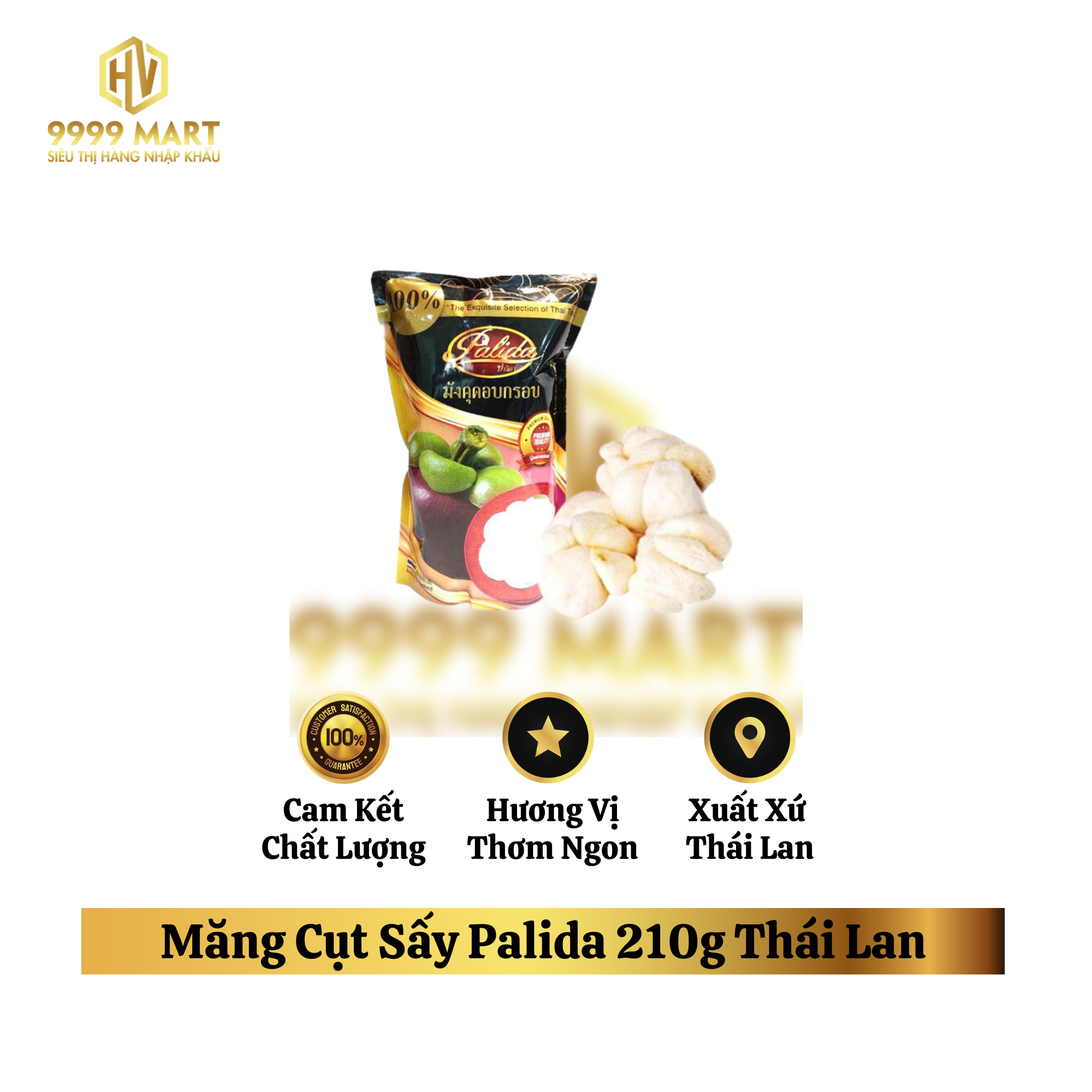 Măng Cụt Sấy Palida 210g Thái Lan