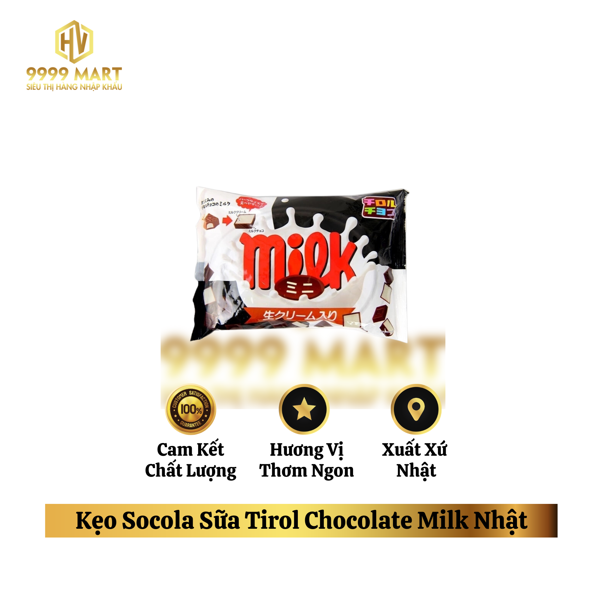 Kẹo Socola Sữa Tirol Chocolate Milk Nhật