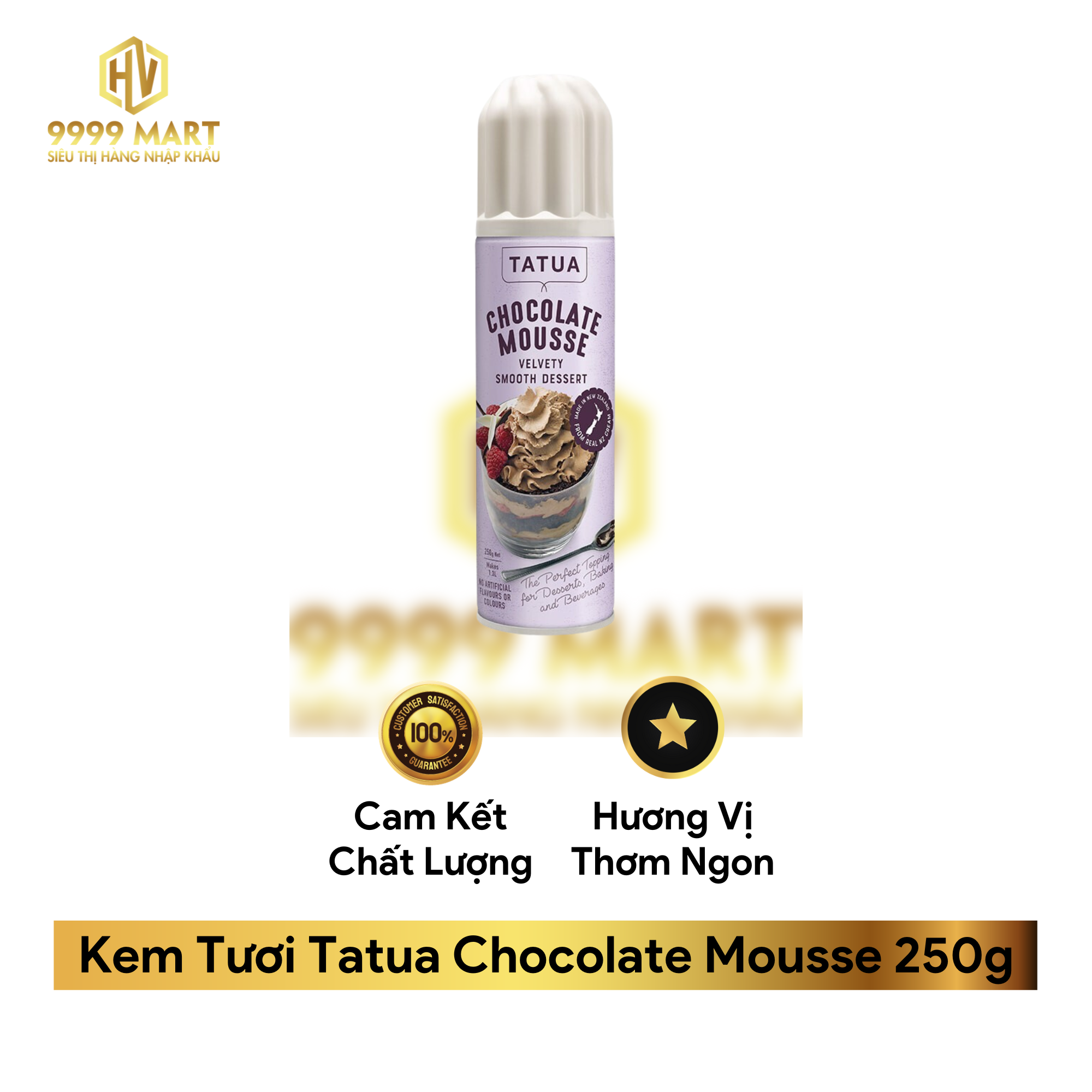 Kem Tươi Tatua Chocolate Mousse 250g