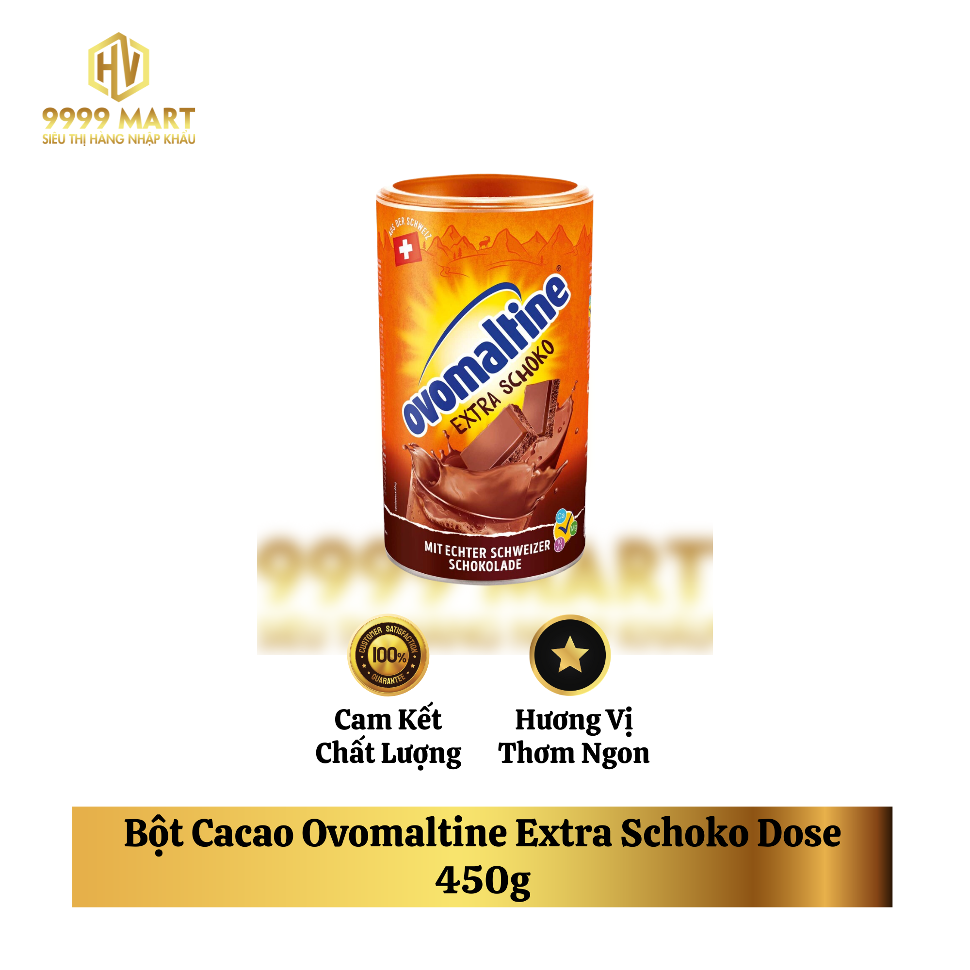 Bột Cacao Ovomaltine Extra Schoko Dose 450g