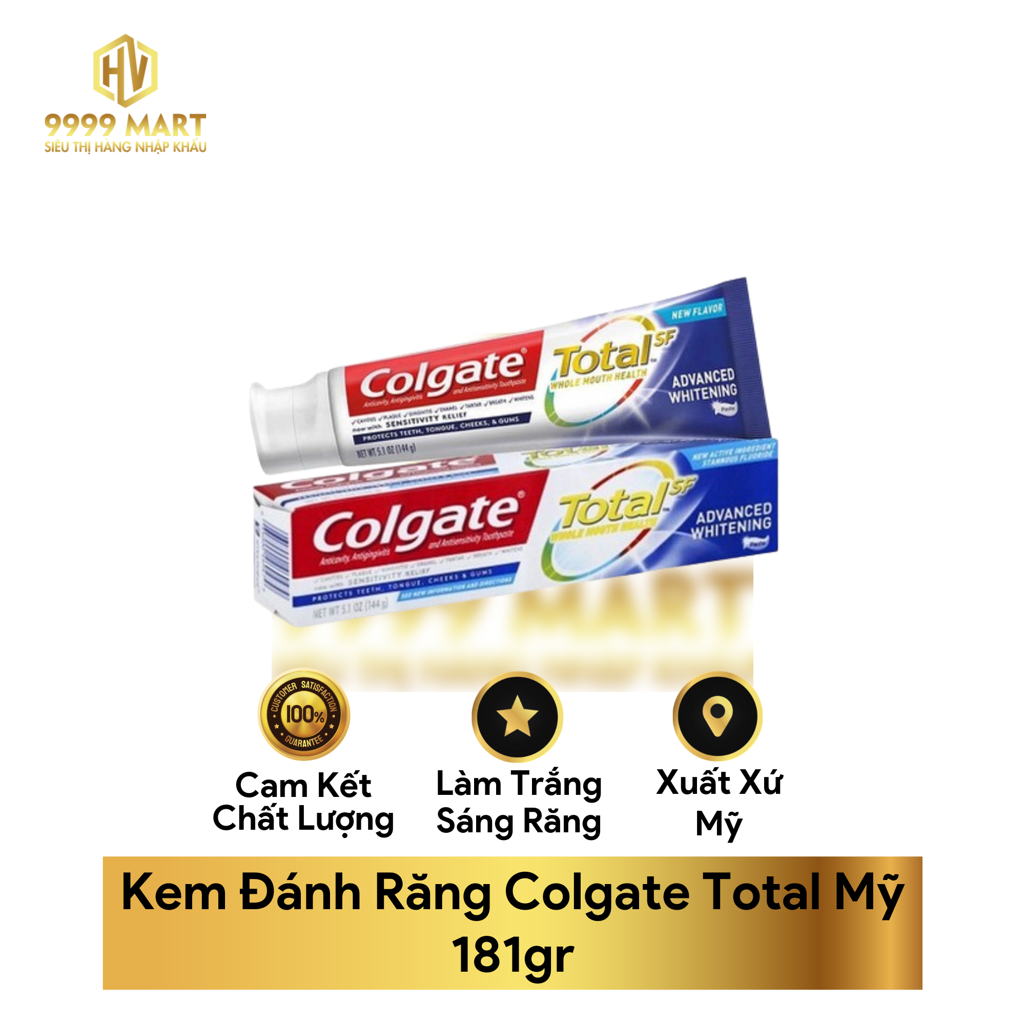 Kem Đánh Răng Colgate Total Mỹ 181gr