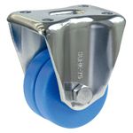 Bánh Xe Xe Cố Định Hạng Nặng Từ Thấp Đến Sàn Bằng Thép Không Gỉ - TAKIGEN