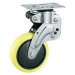 Bánh Xe Xoay Tự Do Bằng Thép Không Gỉ Có Giảm Xóc, Không Có Nút Chặn, K-1560G - TAKIGEN