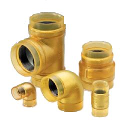 Lớp Phủ Trong Suốt Bề Mặt Bên Ngoài Cho Đường Ống Phòng Cháy Chữa Cháy Phụ Kiện 10 K Vàng VF, Ổ Cắm Có Đường Kính Không Bằng Nhau - CK KINZOKU