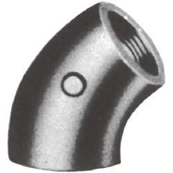 Loại Bắt Vít Đầu Nối Ống Gang Dẻo Khuỷu Tay 45° - JFEPIPEFITTING