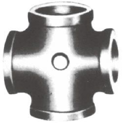 Đầu Nối Ống Gang Dẻo Có Thể Bắt Vít Vào, Chữ Thập Có Cổ Áo - JFEPIPEFITTING