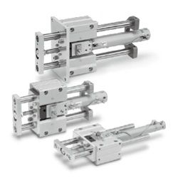Sê-ri MLGC Xi Lanh Dẫn Hướng Bên Ngoài Nhỏ Gọn Có Khóa Tốt - SMC