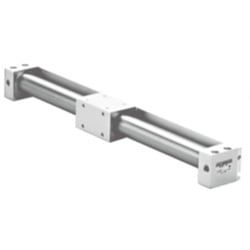 Sine Rodless Cylinder, Direct Mount Type Sê-ri REAR - SMC