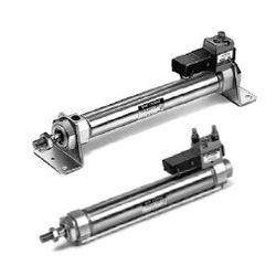 Xi Lanh Gắn Van, Tác Động Kép, Thanh Đơn Sê-ri CVM5 - SMC