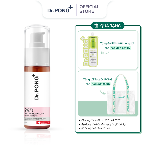 Serum dưỡng trắng toàn thân Dr.PONG Whitening Drone Body 60ml