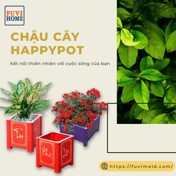  CHẬU CÂY LẮP RÁP HAPPYPOT 30x30  -  HAPPYPOT MODULAR PLANTER 