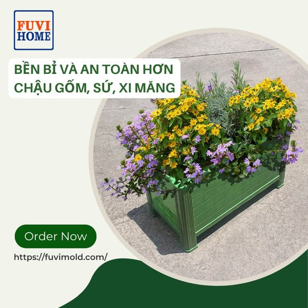  CHẬU CÂY LẮP RÁP HAPPYPOT 30x60 - HAPPYPOT MODULAR PLANTER 