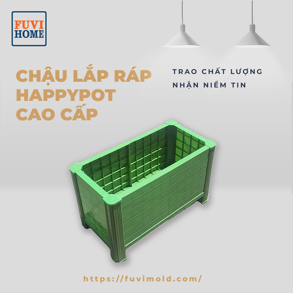  CHẬU CÂY LẮP RÁP HAPPYPOT 30x60 - HAPPYPOT MODULAR PLANTER 