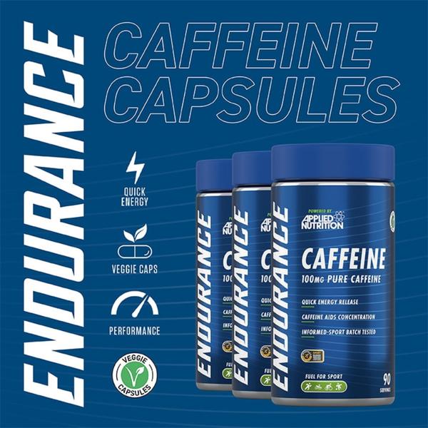 Applied Nutrition Endurance Pure Caffeine 90 Viên | 90 Lần Dùng