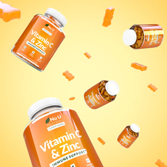 Nu U Nutrition Vitamin C & Zinc Gummies 90 Viên | 45 Servings