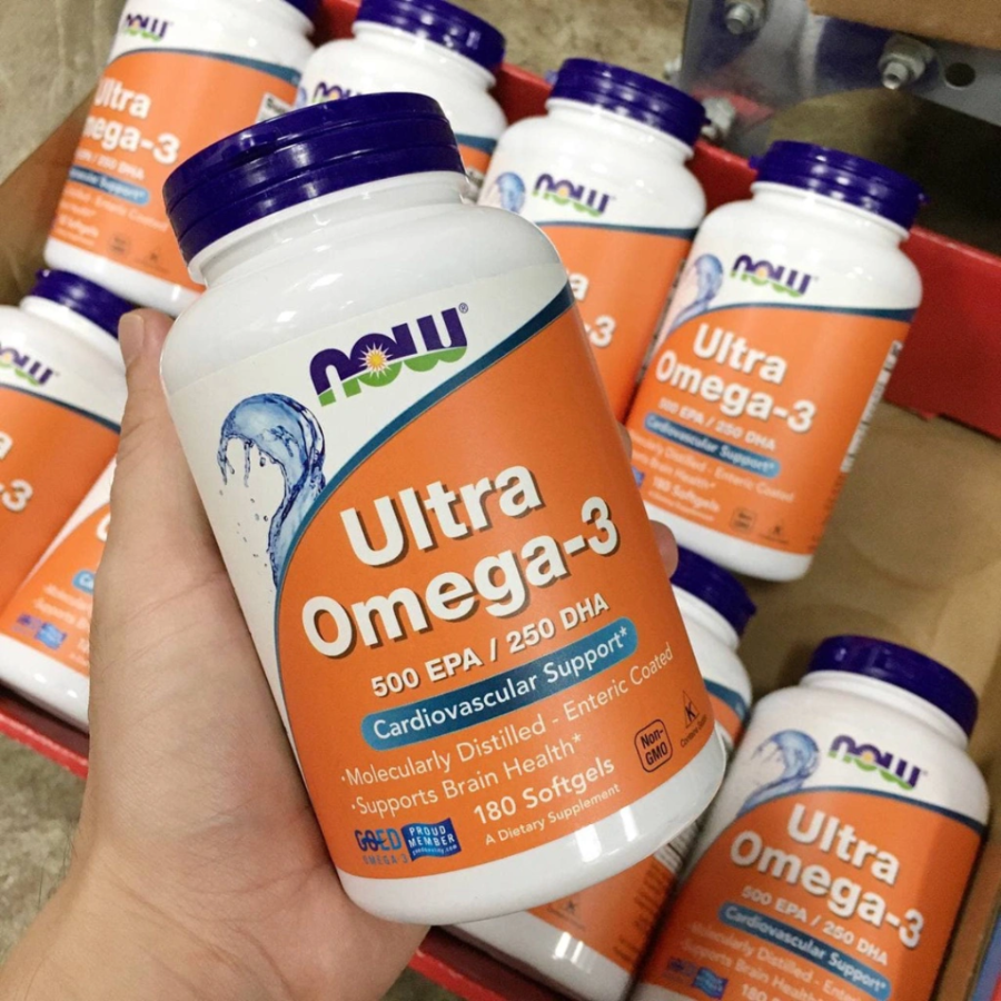 Now Ultra Omega 3 Fish Oil 500 EPA/250 DHA 180 Viên | 180 Servings