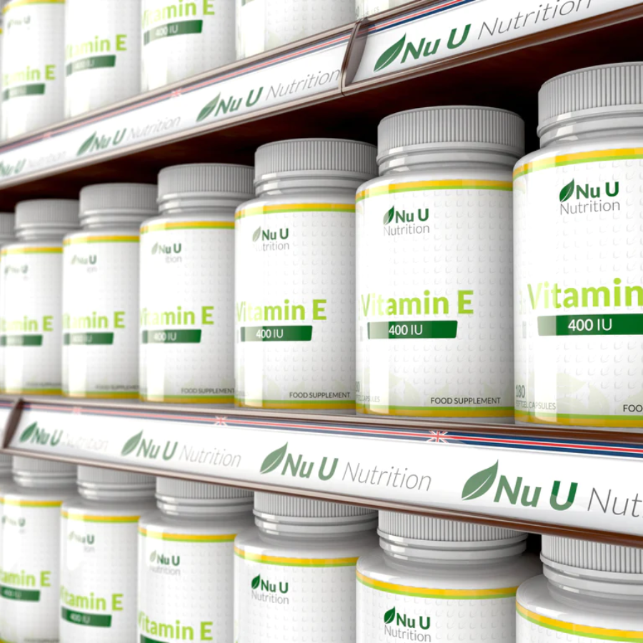 Nu U Nutrition Vitamin E 400 IU 180 Viên | 180 Servings