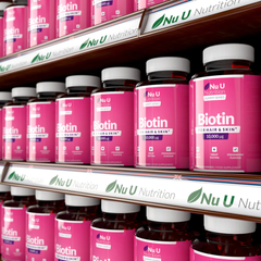 Nu U Nutrition Biotin Hair Gummies 90 Viên Dẻo | 45 Servings