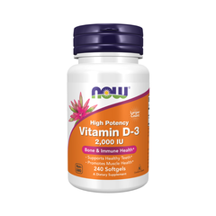 Now Vitamin D3 2.000 IU 240 Viên | 240 Servings
