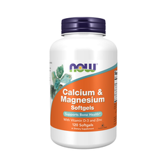 Now Calcium & Magnesium Softgels 120 Viên | 40 Serings