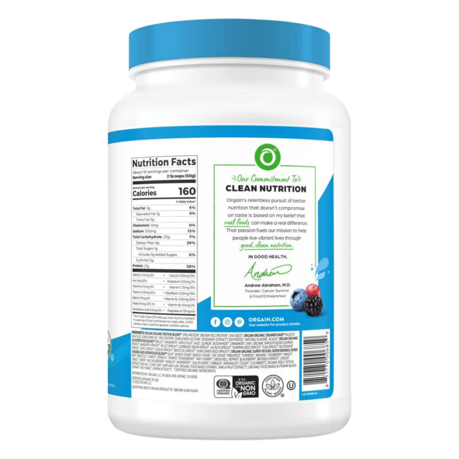 Orgain Organic Protein & Superfoods 918G