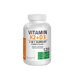 Bronson Vitamin K2 MK-7 + Vitamin D3 | 120 Viên