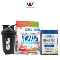Combo Clear Whey 875G + EAA Amino Fuel 390G + Bình Lắc Applied