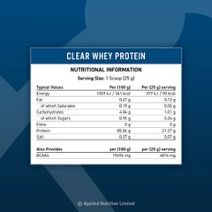 Applied Nutrition Clear Whey Protein 425G (17 Servings)