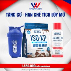 Combo Iso XP 1kg + L Carnitine 480ml + Bình Lắc Applied