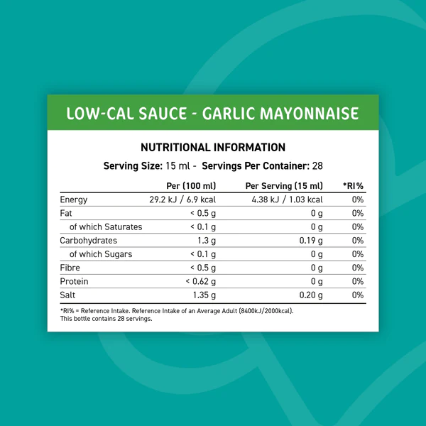 Applied Nutrition Fit Cuisine Low-Cal Sauce 425ML (28 Servings)