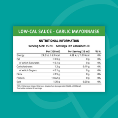 Applied Nutrition Fit Cuisine Low-Cal Sauce 425ML (28 Servings)