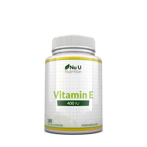 Nu U Nutrition Vitamin E 400 IU 180 Viên | 180 Servings