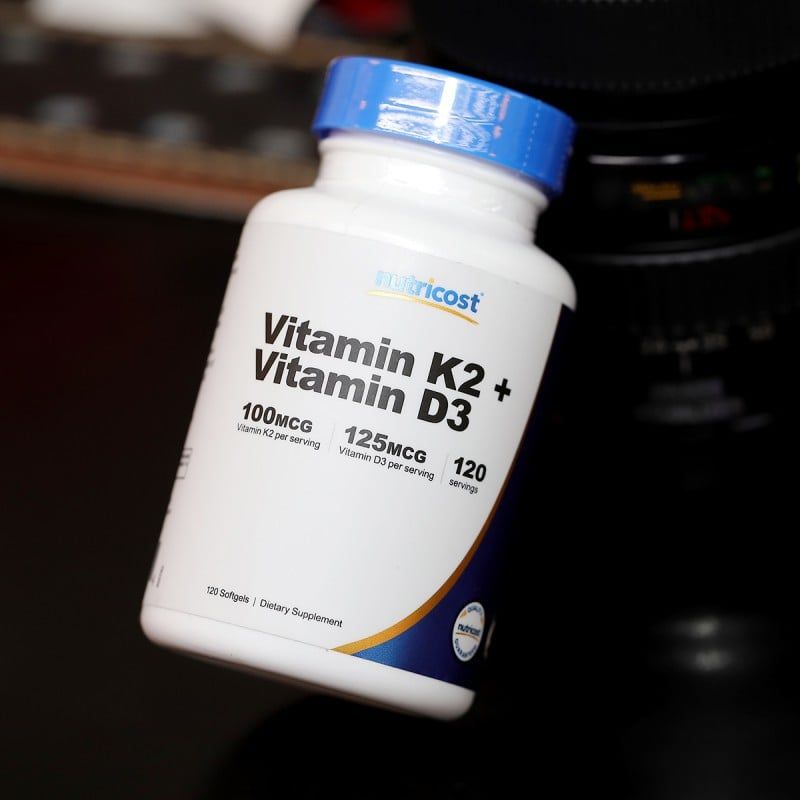 Nutricost Vitamin K2 + D3 120 viên