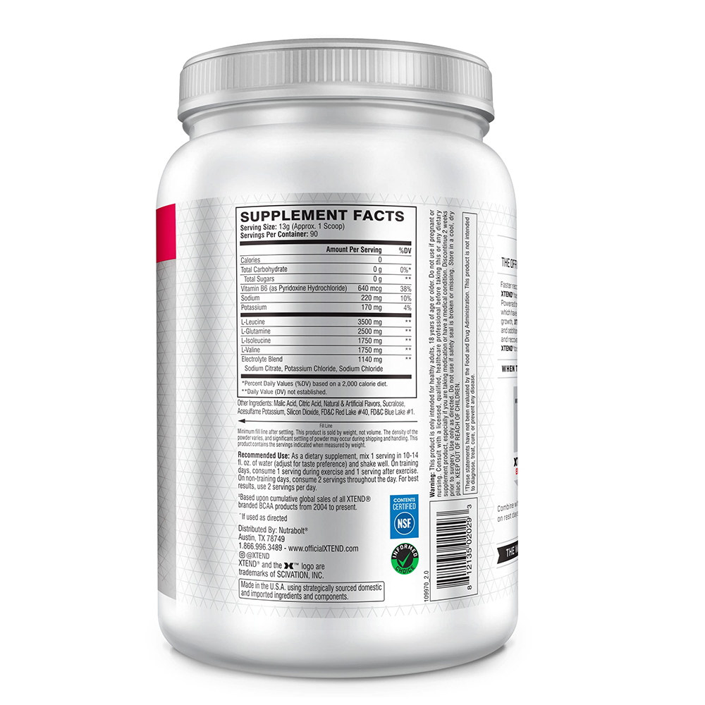 Xtend BCAA 90 serving