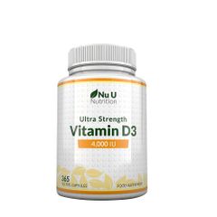Nu U Nutrition Vitamin D3 4000 IU 365 Viên | 365 Servings