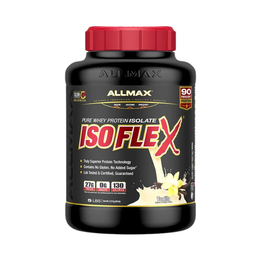 Allmax Isoflex Pure Whey Protein Isolate 5lbs (2.27KG | 75 Servings)