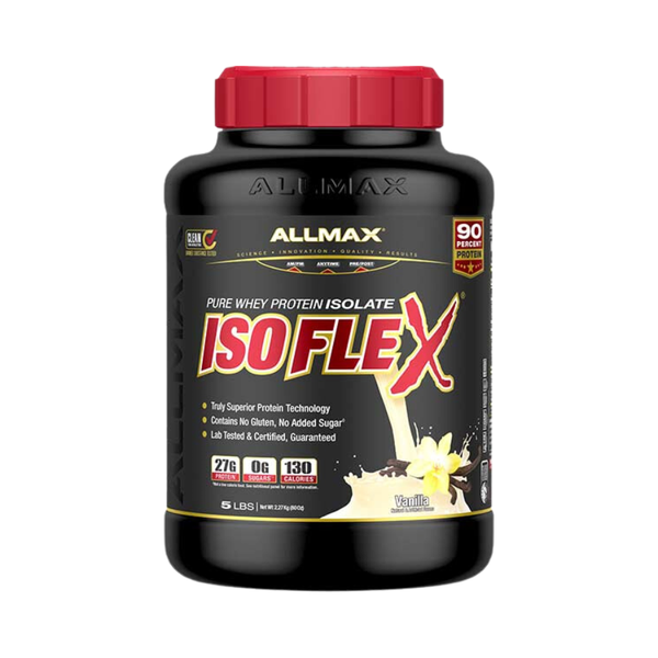 Allmax Isoflex Pure Whey Protein Isolate 5lbs (2.27KG | 75 Servings)