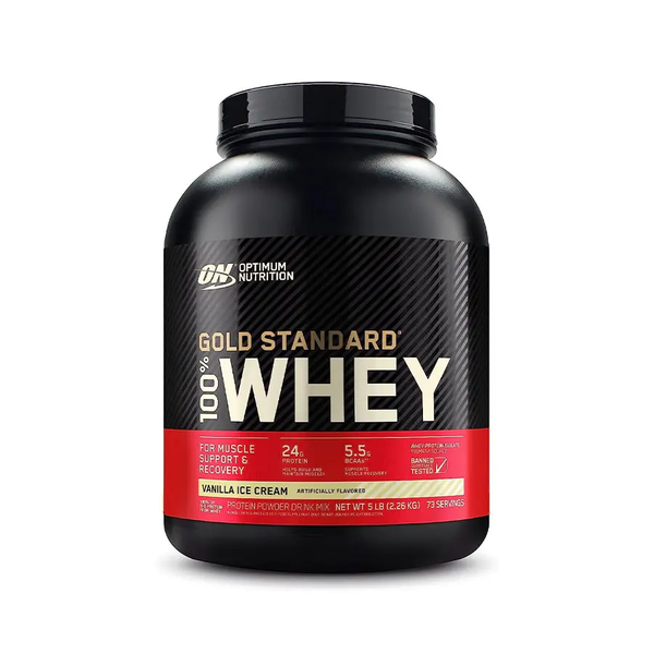 Optimum Nutrition 100% Whey Gold Standard 5Lbs (2.27KG | 74 Servings)