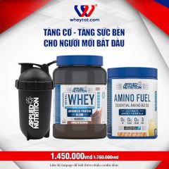 Combo Critical Whey 900gr + EAA Amino Fuel 390gr + Bình Lắc Applied