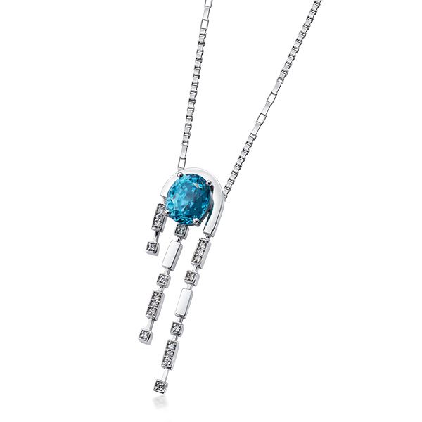  MẶT DÂY CHUYỀN - BLUE ZIRCON 