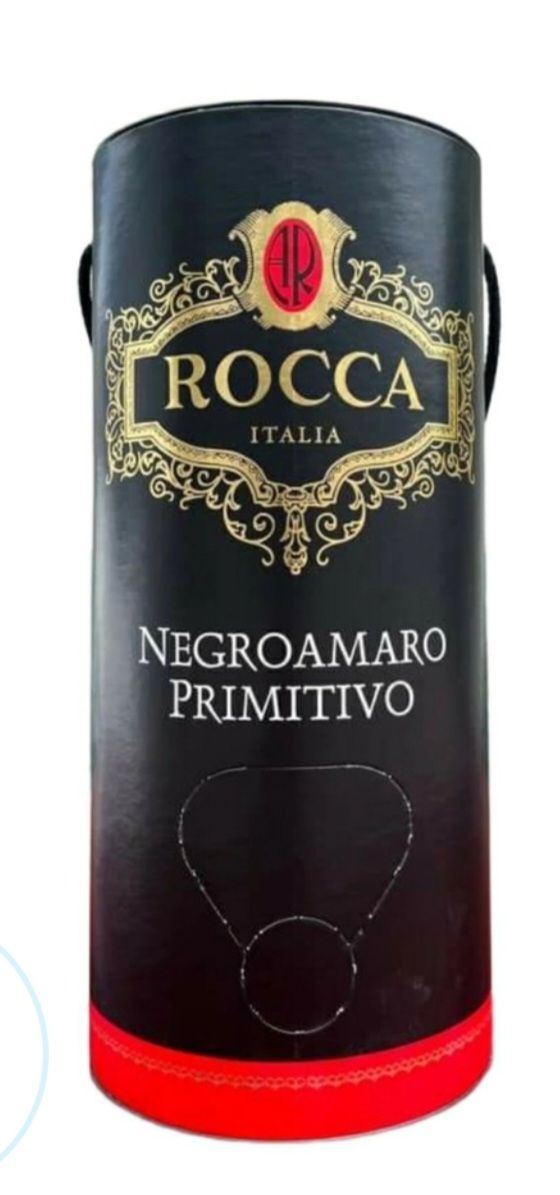 ROCCA(Vang ỐNG 3Lit) PRITIVO, NEGROAMARO 13,5% Ý