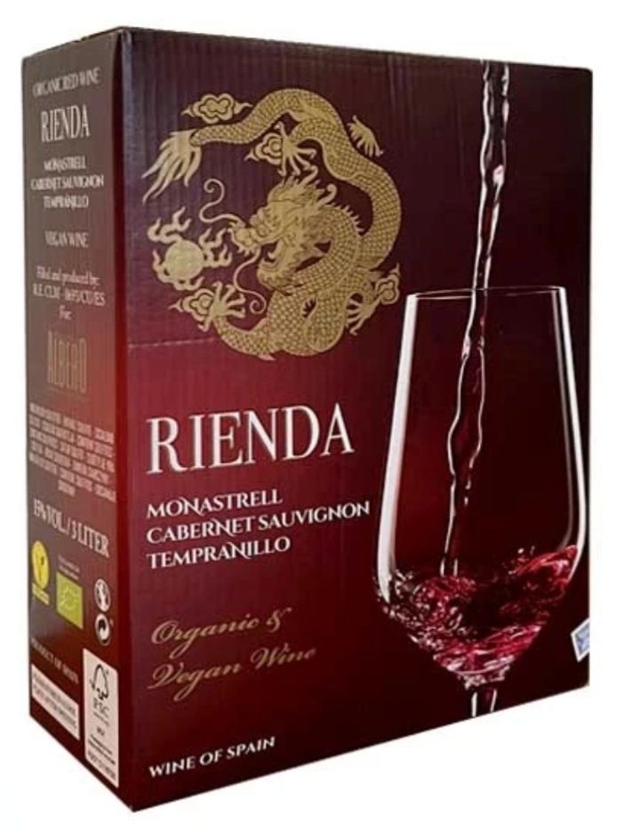 RIENDA (Vang bịch 3Lit) 15% TBN