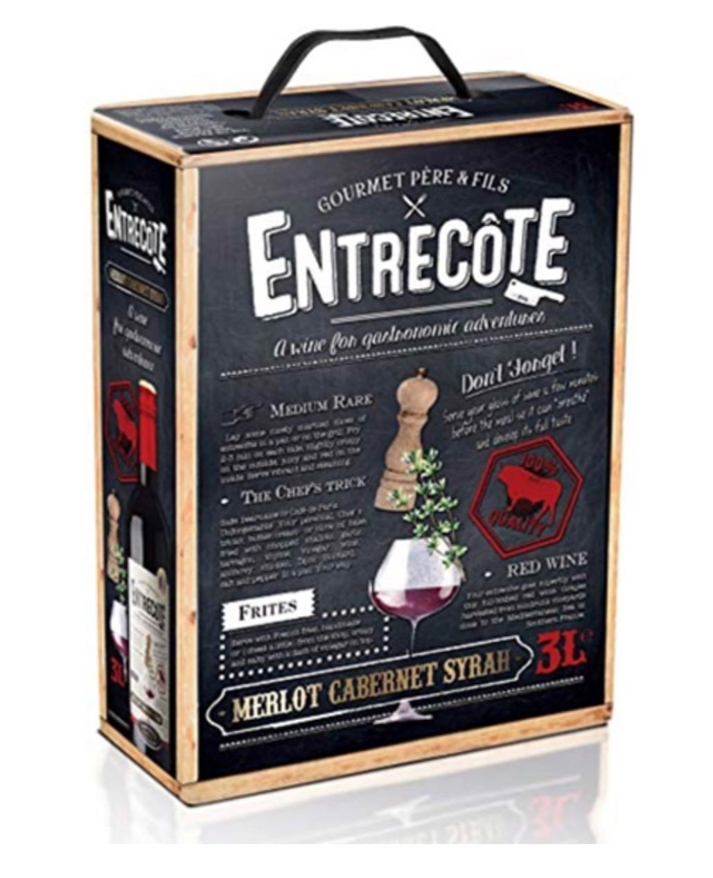 ENTRECOTE(bịch 3Lit} 14% PHÁP